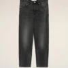 Black Cotton Tapered Fit Jeans Black Cotton Tapered Fit Jeans