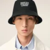 Black Cotton Thank You for Being a Friend Embroidery Hat Black Cotton Thank You for Being a Friend Embroidery Hat