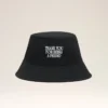 Black Cotton Thank You for Being a Friend Embroidery Hat Black Cotton Thank You for Being a Friend Embroidery Hat