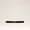 Black Cow Leather Ami De Coeur Buckle Belt