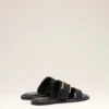 Black Cow Leather Buckle Sandals Black Cow Leather Buckle Sandals