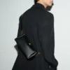 Black Cow Leather Carrousel Bag