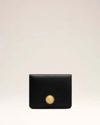 Black Cow Leather Carrousel Folded Wallet Black Cow Leather Carrousel Folded Wallet