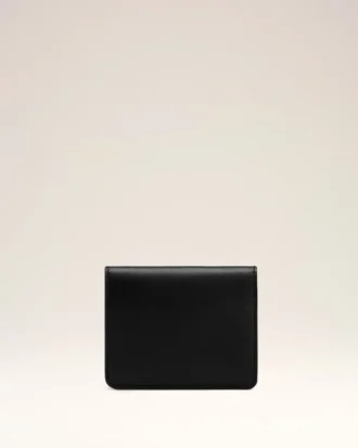 Black Cow Leather Carrousel Folded Wallet Black Cow Leather Carrousel Folded Wallet