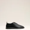Black Cow Leather Midi Derbies Shoes Black Cow Leather Midi Derbies Shoes