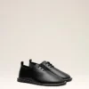 Black Cow Leather Midi Derbies Shoes Black Cow Leather Midi Derbies Shoes