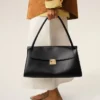 Black Cow Leather Mimi Bag