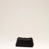 Black Cow Leather Mini Carrousel Bag Black Cow Leather Mini Carrousel Bag