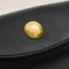 Black Cow Leather Mini Carrousel Bag Black Cow Leather Mini Carrousel Bag