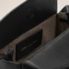 Black Cow Leather Mini Carrousel Bag Black Cow Leather Mini Carrousel Bag