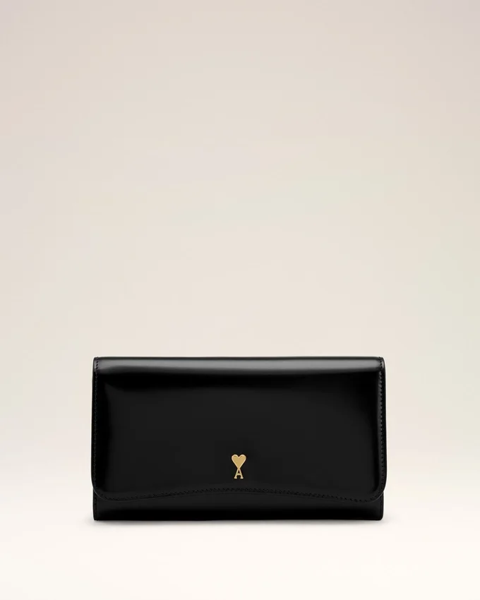 Black Cow Leather Paris Paris Continental Wallet Black Cow Leather Paris Paris Continental Wallet