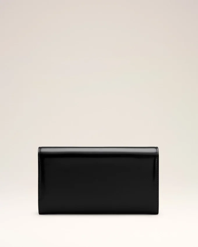 Black Cow Leather Paris Paris Continental Wallet Black Cow Leather Paris Paris Continental Wallet
