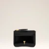 Black Cow Leather Paris Paris Zipped Card Holder