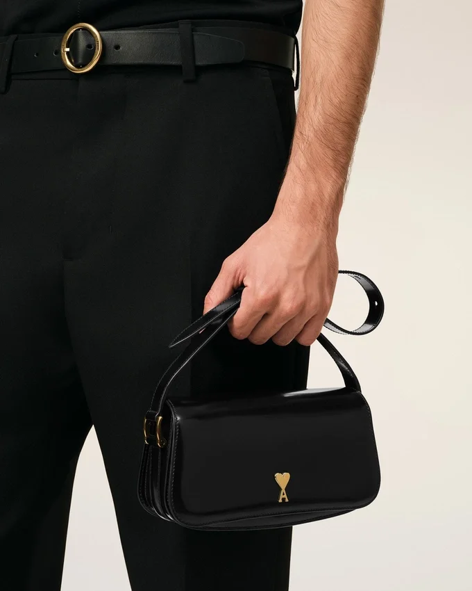 Black Cow Leather Shoulder Paris Paris Bag Black Cow Leather Shoulder Paris Paris Bag