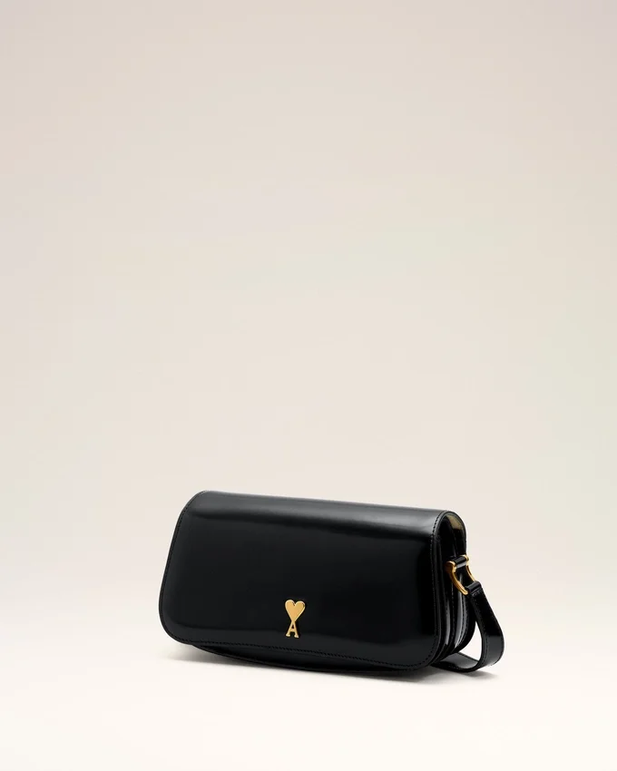 Black Cow Leather Shoulder Paris Paris Bag Black Cow Leather Shoulder Paris Paris Bag