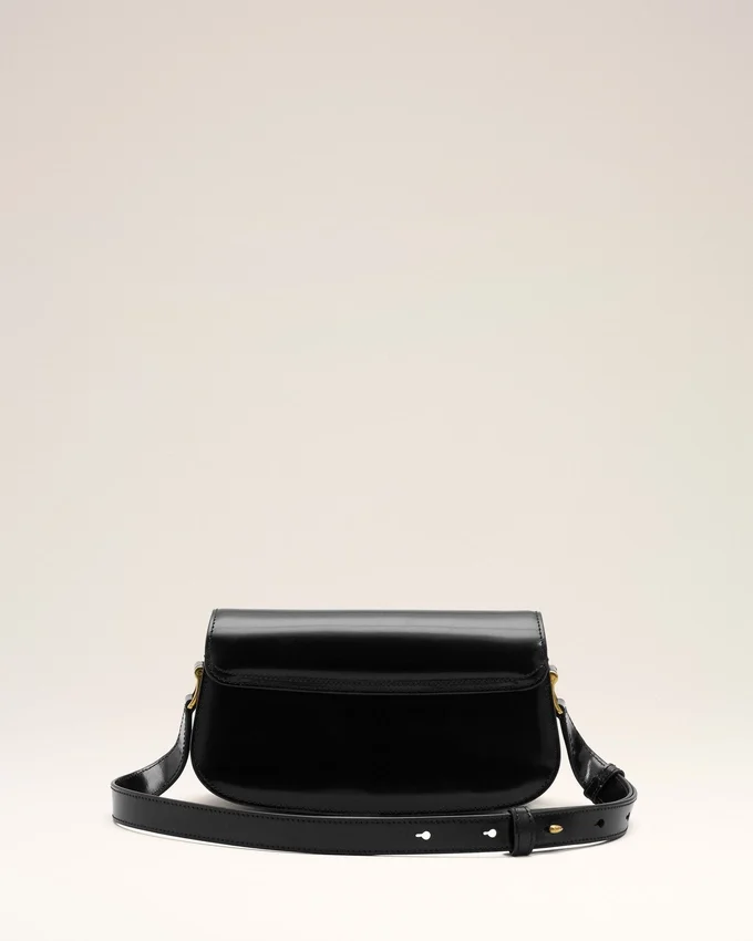 Black Cow Leather Shoulder Paris Paris Bag Black Cow Leather Shoulder Paris Paris Bag