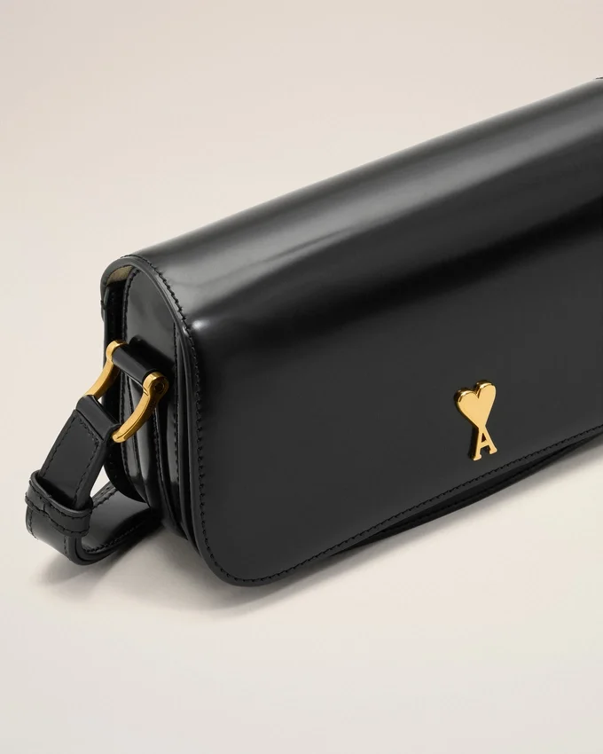 Black Cow Leather Shoulder Paris Paris Bag Black Cow Leather Shoulder Paris Paris Bag