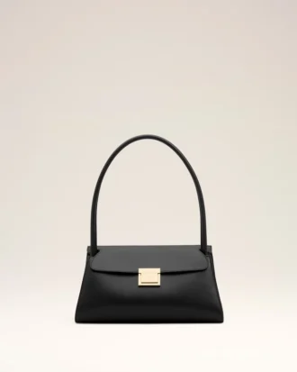Black Cow Leather Small Mimi Bag