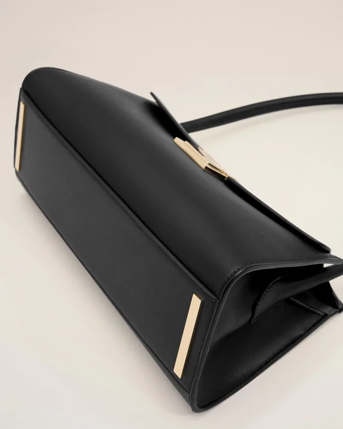 Black Cow Leather Small Mimi Bag Black Cow Leather Small Mimi Bag