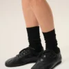 Black Cow Leather Soft Sneakers Black Cow Leather Soft Sneakers