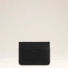 Black Cowhide Leather Ami De Coeur Card Holder Black Cowhide Leather Ami De Coeur Card Holder