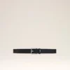 Black Cowhide Leather Paris Paris Belt Black Cowhide Leather Paris Paris Belt