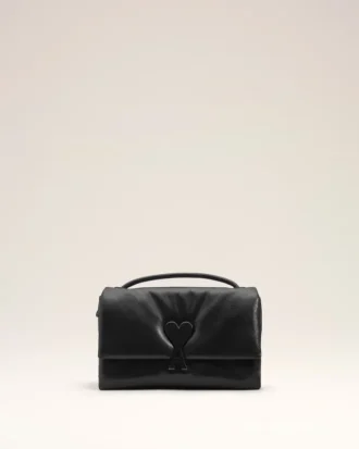 Black Cowhide Leather Voulez-Vous Bag