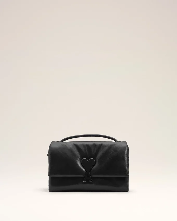 Black Cowhide Leather Voulez-Vous Bag Black Cowhide Leather Voulez-Vous Bag