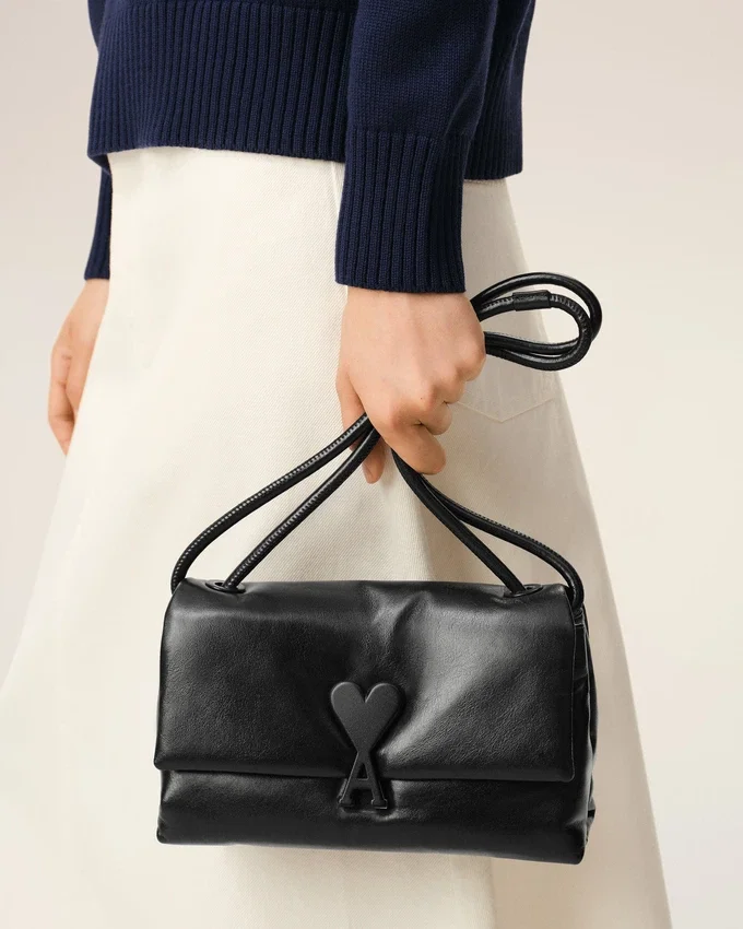 Black Cowhide Leather Voulez-Vous Bag Black Cowhide Leather Voulez-Vous Bag