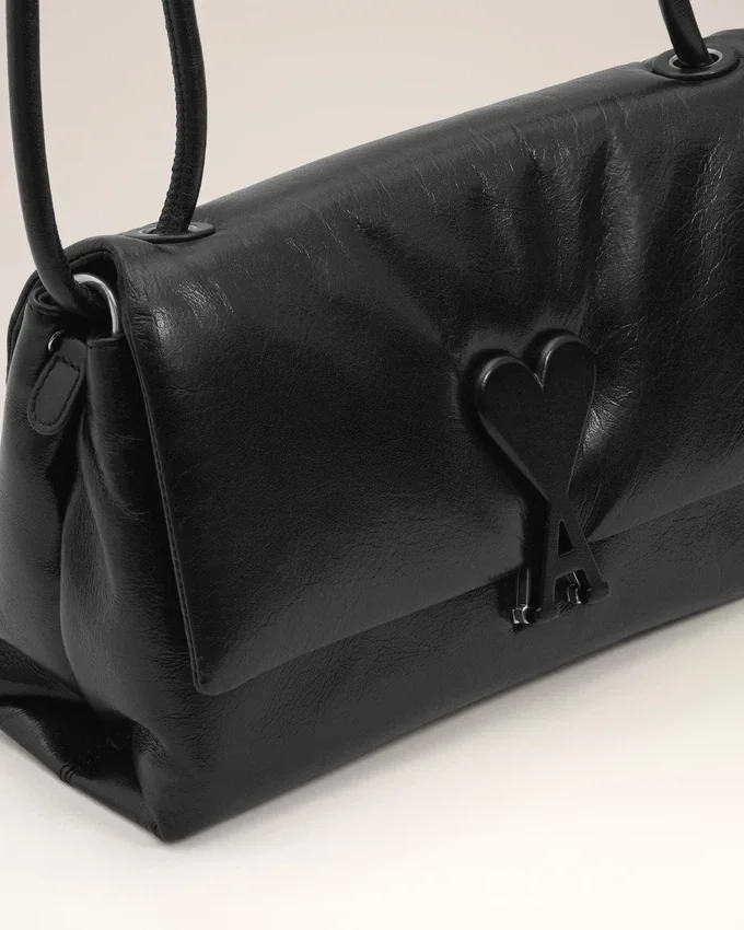 Black Cowhide Leather Voulez-Vous Bag Black Cowhide Leather Voulez-Vous Bag