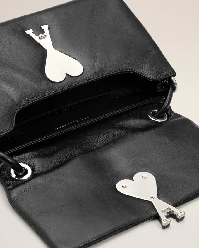 Black Cowhide Leather Voulez-Vous Bag Black Cowhide Leather Voulez-Vous Bag