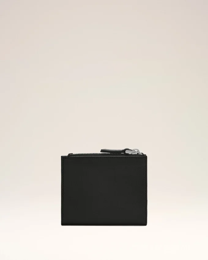 Black Cowhide Leather Voulez-Vous Folded Wallet Black Cowhide Leather Voulez-Vous Folded Wallet