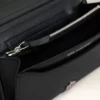 Black Cowhide Leather Voulez-Vous Wallet on Strap