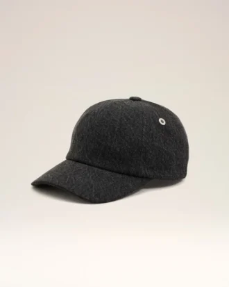 Black Denim Ami Paris Side Patch Cap