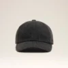 Black Denim Ami Paris Side Patch Cap Black Denim Ami Paris Side Patch Cap