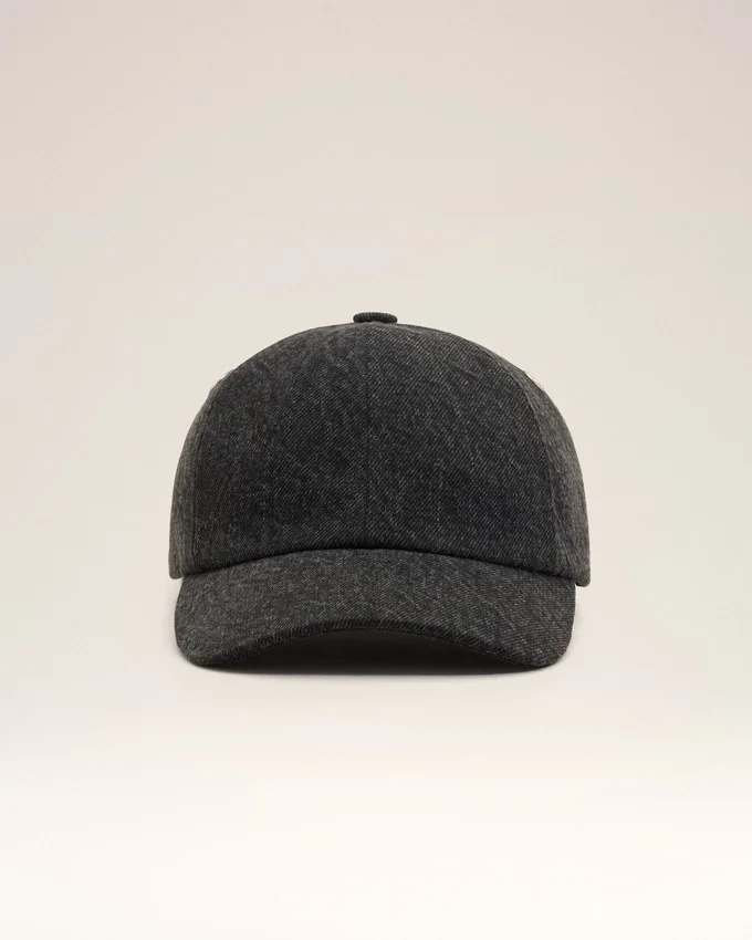 Black Denim Ami Paris Side Patch Cap Black Denim Ami Paris Side Patch Cap