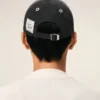Black Denim Ami Paris Side Patch Cap Black Denim Ami Paris Side Patch Cap