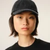Black Denim Ami Paris Side Patch Cap Black Denim Ami Paris Side Patch Cap