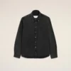 Black Denim Cotton Ami De Coeur Shirt