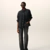 Black Denim Cotton Ami De Coeur Shirt