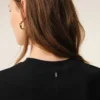Black Jersey Sleeveless Fitted Top