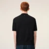 Black Knit Short Sleeves Polo Black Knit Short Sleeves Polo
