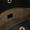 Black Leather Large Carrousel Bag