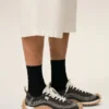 Black Mesh Mirage Sneakers