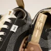 Black Mesh Mirage Sneakers