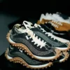 Black Mesh Mirage Sneakers