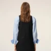 Black New Wool Belted Mini Dress
