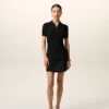Black New Wool Big Buckle Belted Mini Skirt Black New Wool Big Buckle Belted Mini Skirt