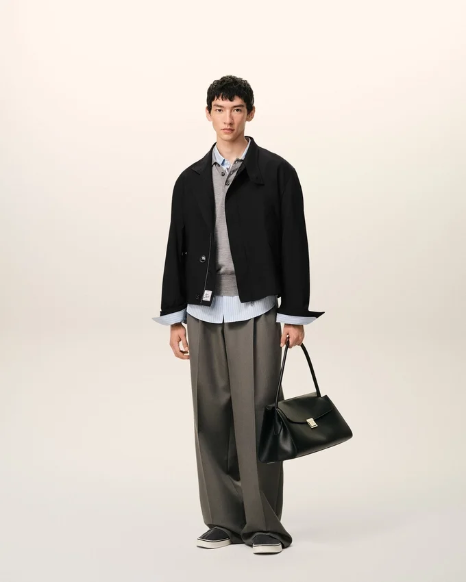 Black New Wool Harrington Jacket Black New Wool Harrington Jacket