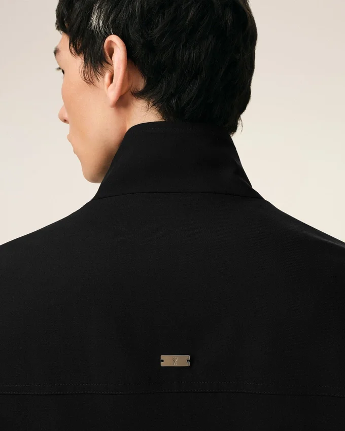 Black New Wool Harrington Jacket Black New Wool Harrington Jacket